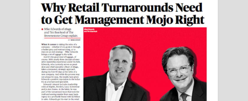 WWD | Why Retail Turnarounds Need to Get Management Mojo Right